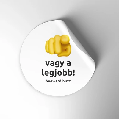 Te vagy a legjobb 10 cm vinyl matrica