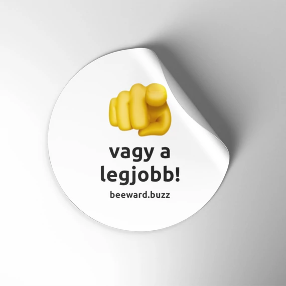 Te vagy a legjobb 10 cm vinyl matrica